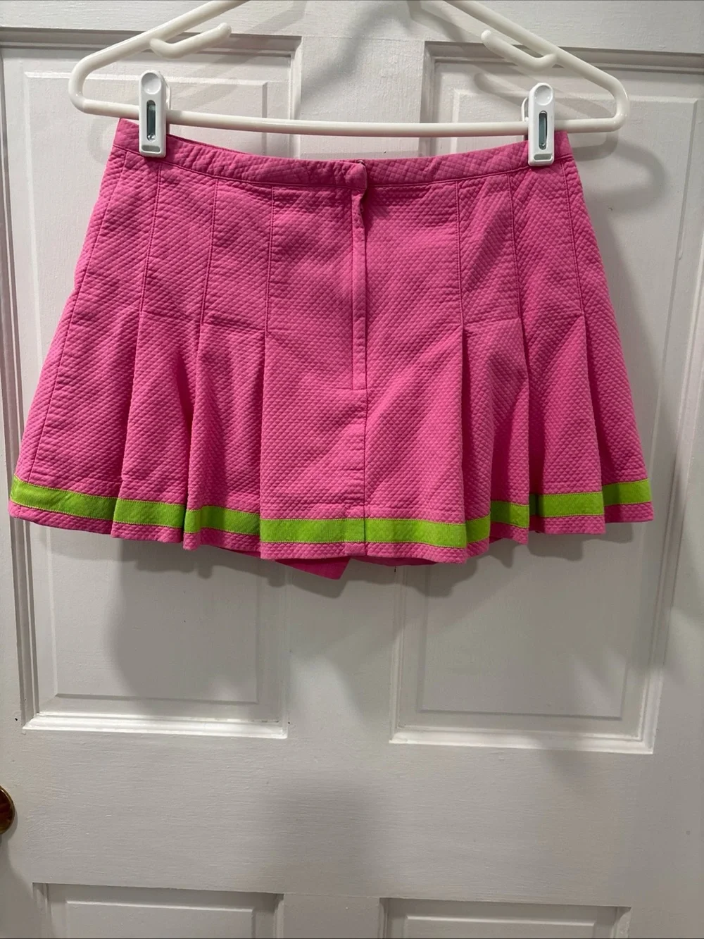 Lilly Pulitzer Women’s Maureen Skirt Size 2 Pink/Green Tennis Prep Y2K Pleated